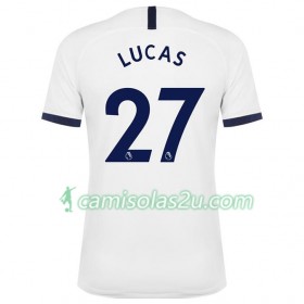 Camisolas de Futebol Tottenham Hotspur Lucas Moura 27 Equipamento Principal 2019/20 Manga Curta